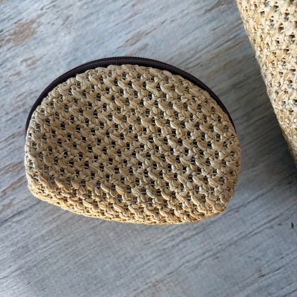 Rosetti Brown Woven Shoulder Bag with Coin Pouch - Picture 4 of 9